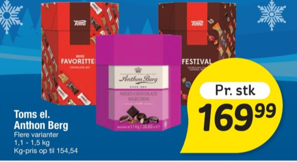 Anthon Berg Mixed Chocolate Selection, Dessertchokolade