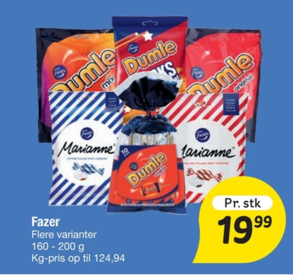 Dumle, Slikkepinde