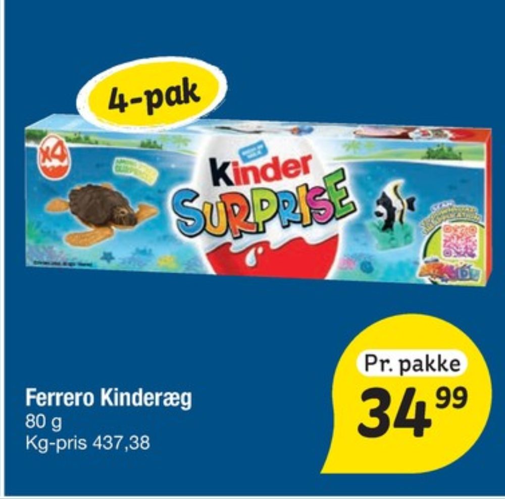 Kinder Surprise, Chokoladeæg
