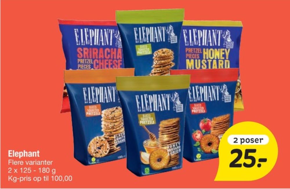 Elephant, Pretzel Sriracha Cheese
