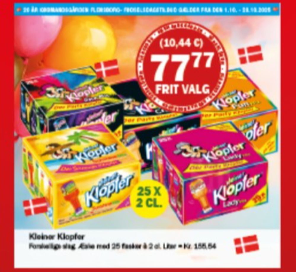 Kleiner Klopfer Crazy Mix, Shots