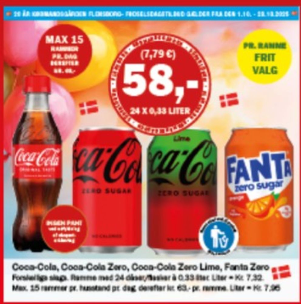 Coca Cola Zero, Cola 24 pk.