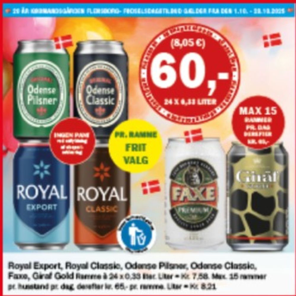 Royal Export, Øl 24 pk.