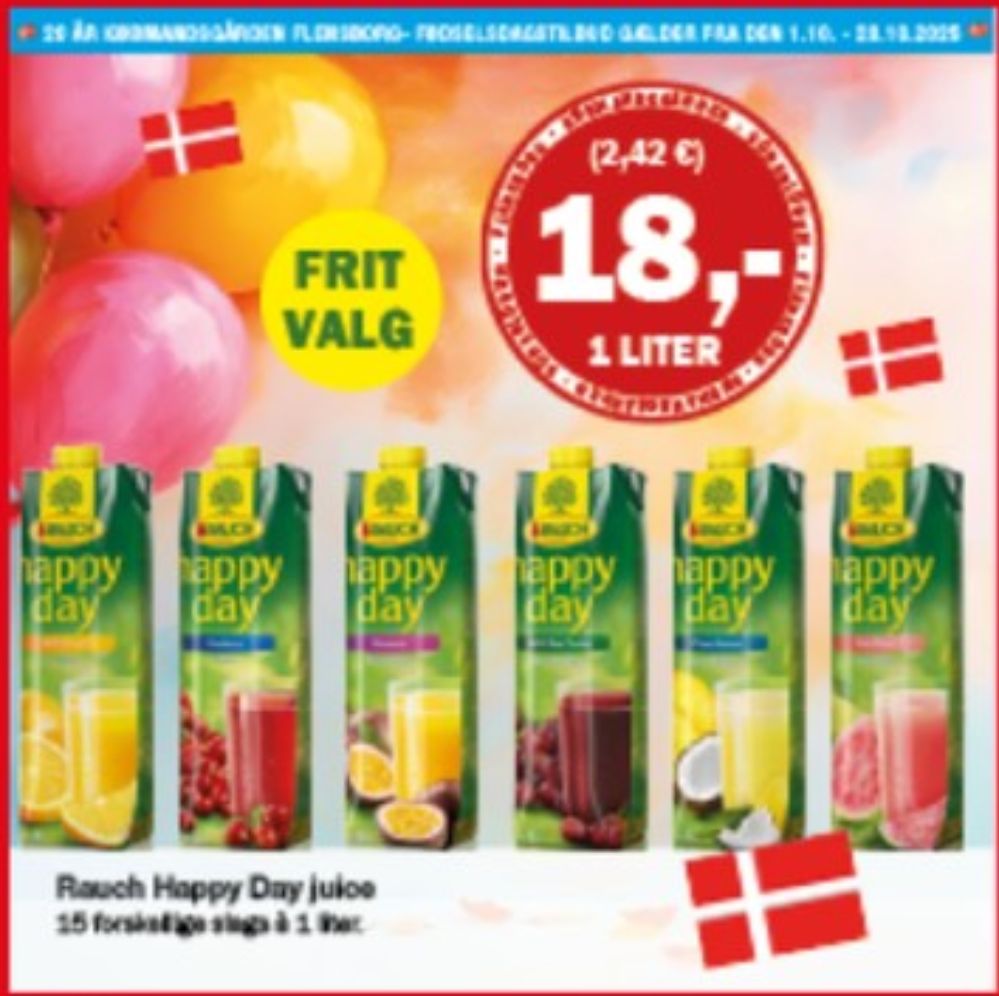 Rauch Happy day, Appelsinjuice