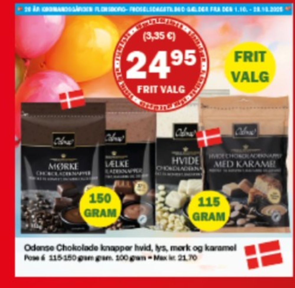 Odense, Mørke Chokoladeknapper