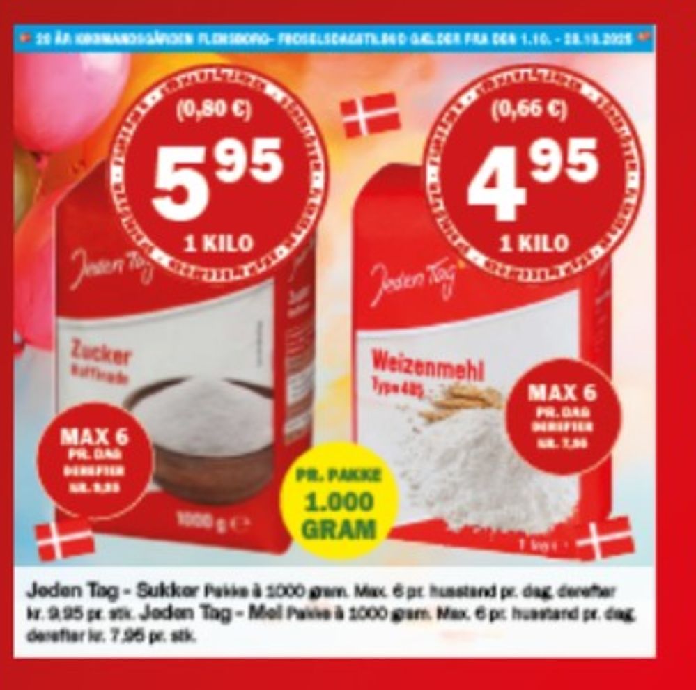 Jeden Tag, Hvedemel