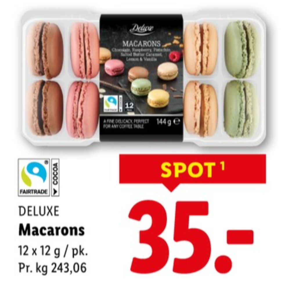 Deluxe, Macarons 12 pk