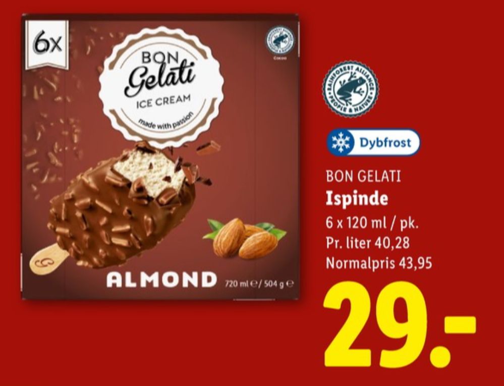 Bon Gelati, Ispinde Almond