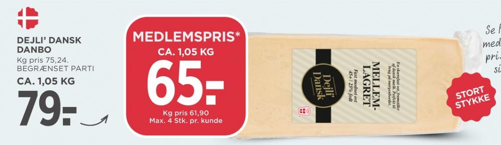 Dejli Dansk, Skæreost Mellemlagret