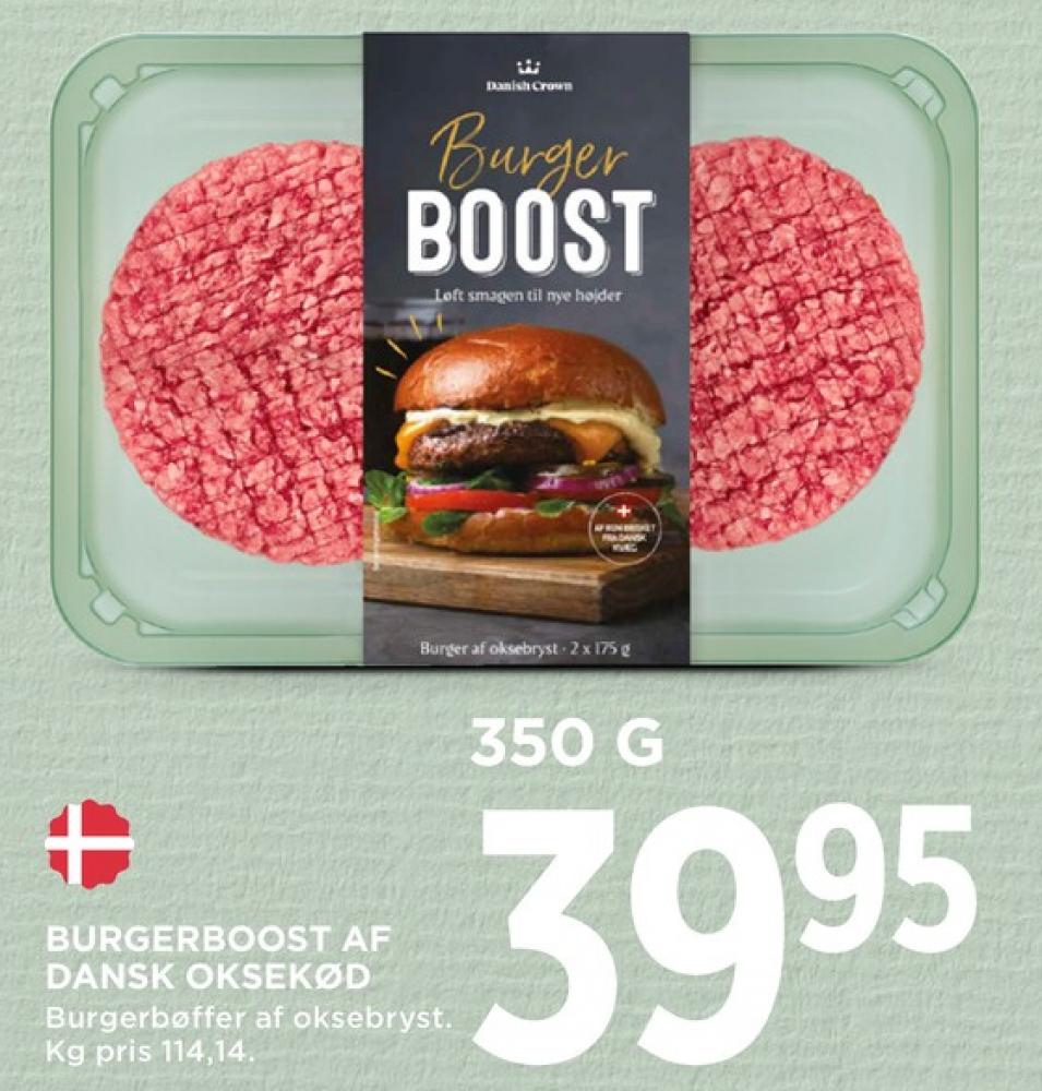 Danish Crown Burger Boost, Hakkebøffer