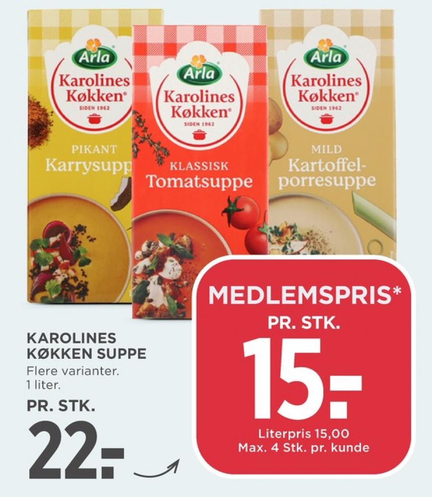 Karolines, Karrysuppe
