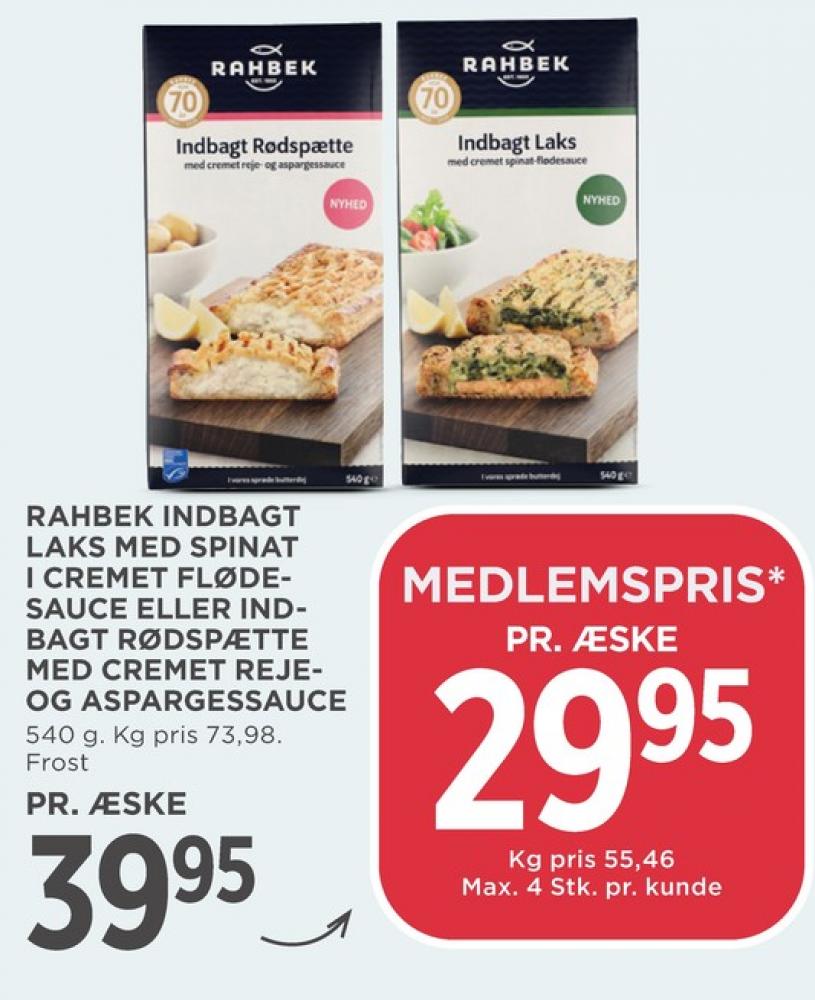 Rahbek, Indbagt Rødspætte med Cremet reje- og aspargessauce