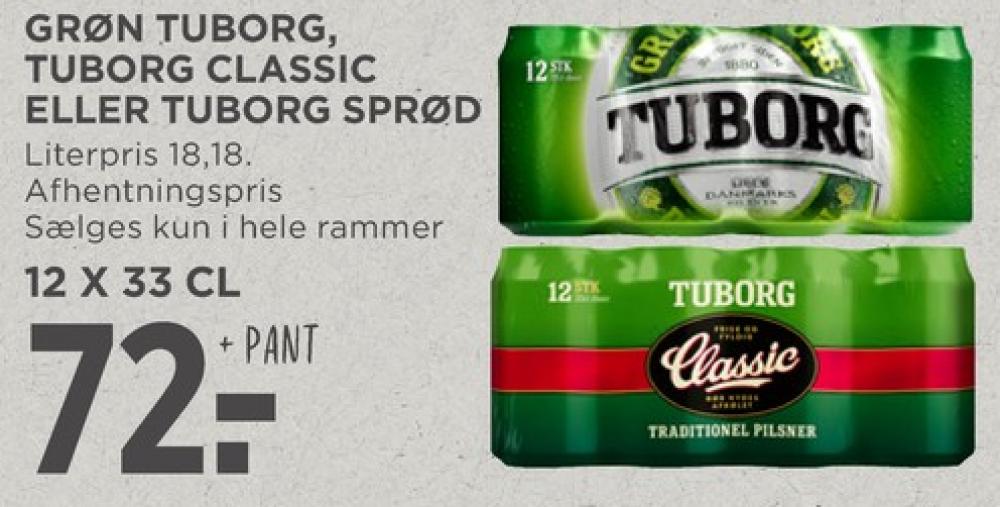 Tuborg Grøn, Øl 12 pk.