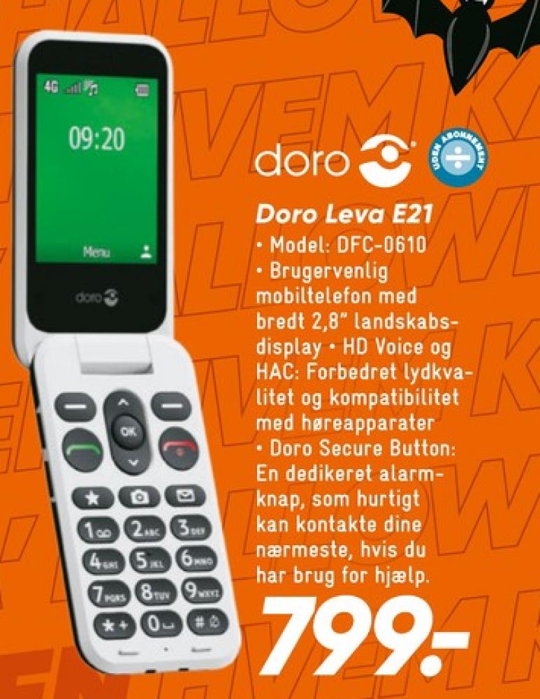 Doro Leva E21, Mobiltelefon