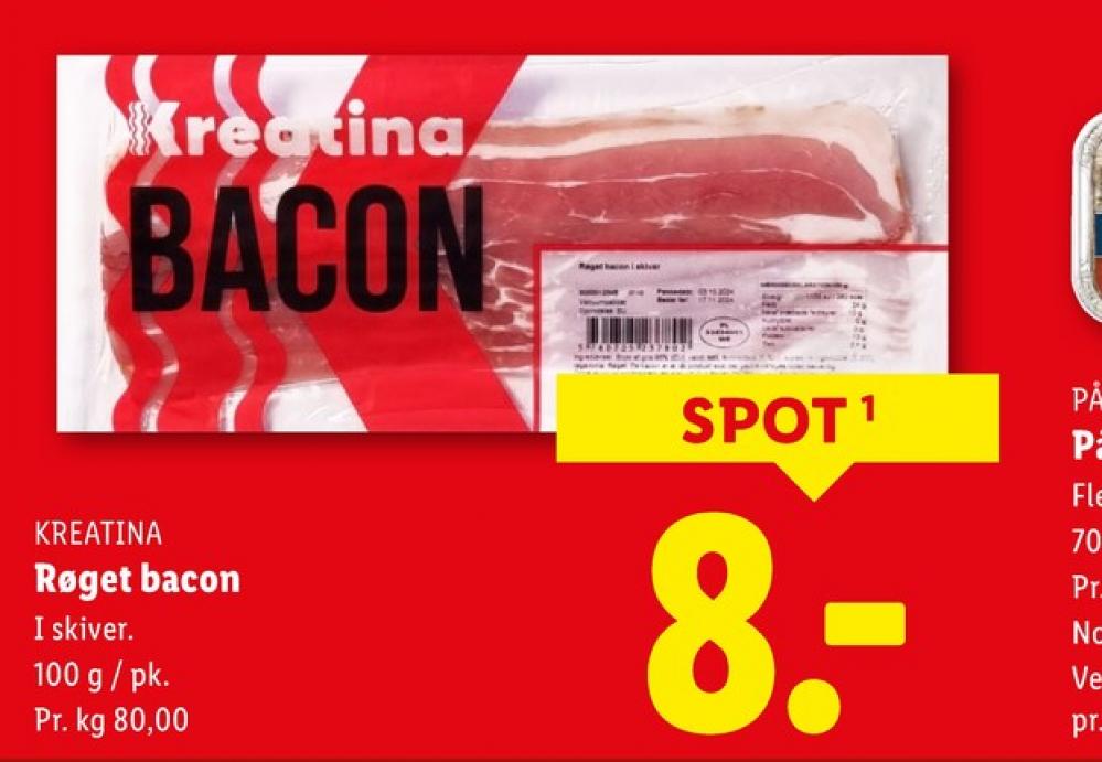 Kreatina, Baconskiver