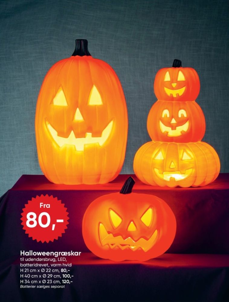 Halloweenlysdekoration