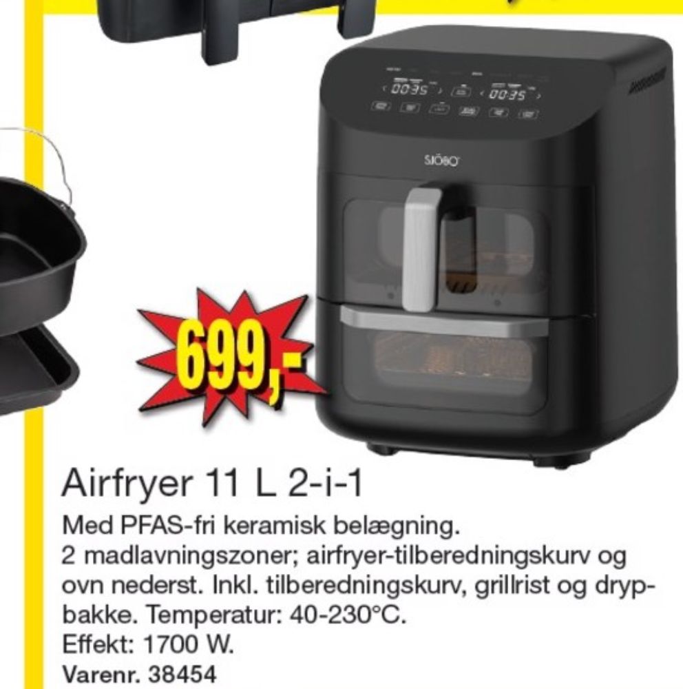 SJÖBO, Airfryer
