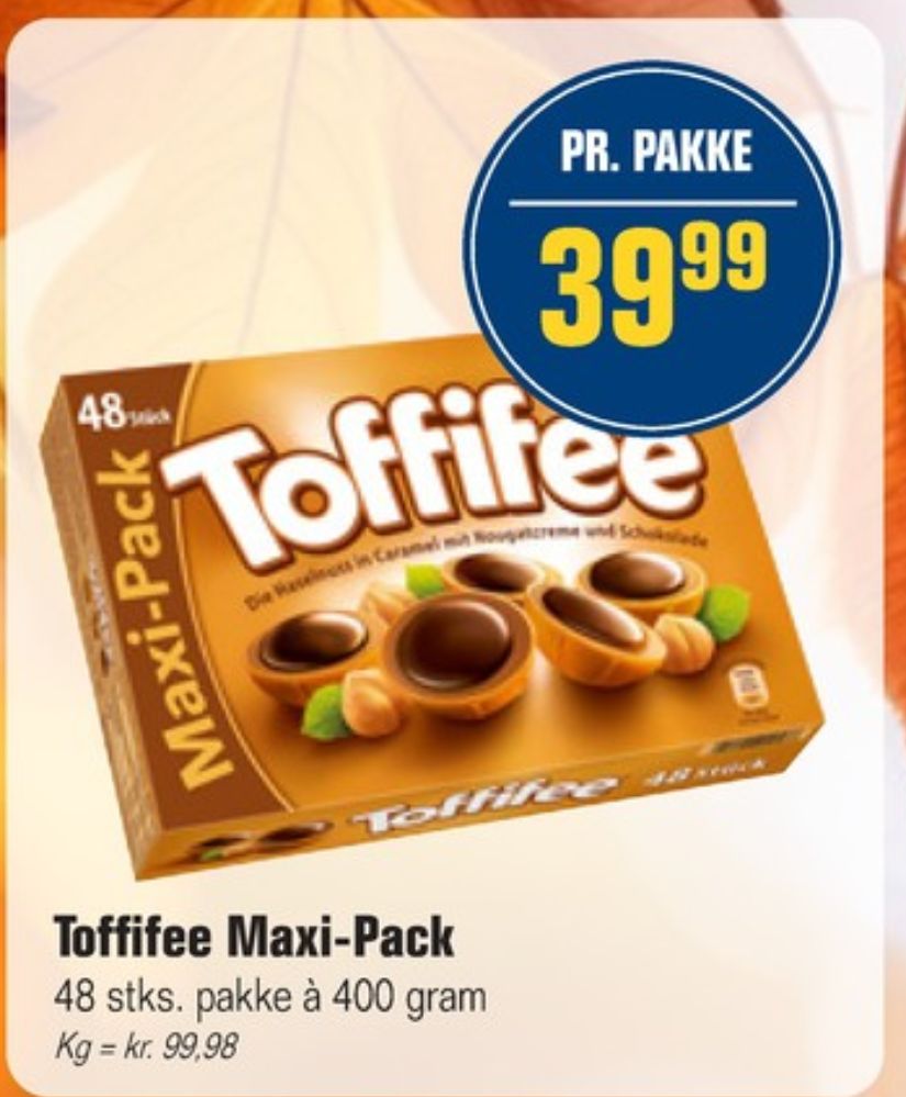 Toffifee, Dessertchokolade