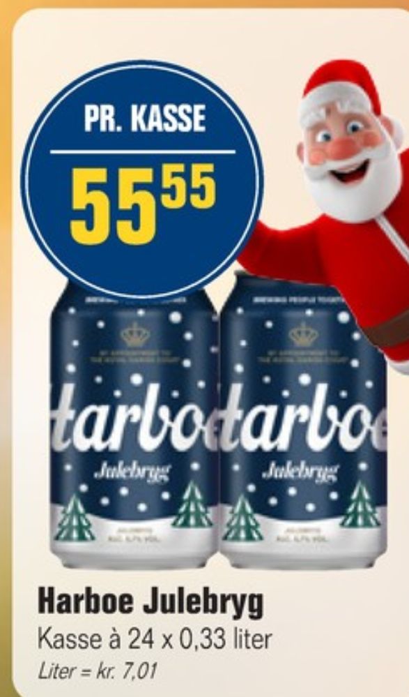 Harboe Julebryg, Øl 24 pk.