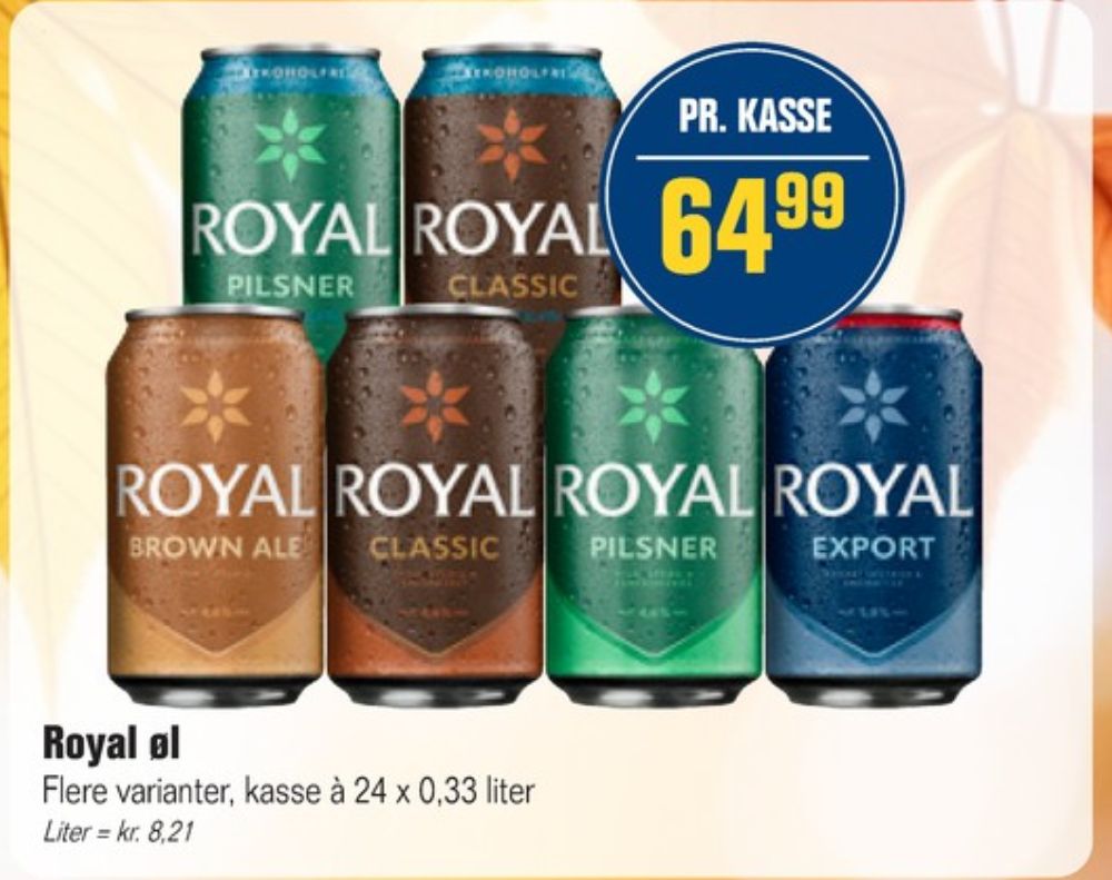 Royal Export, Øl 24 pk.