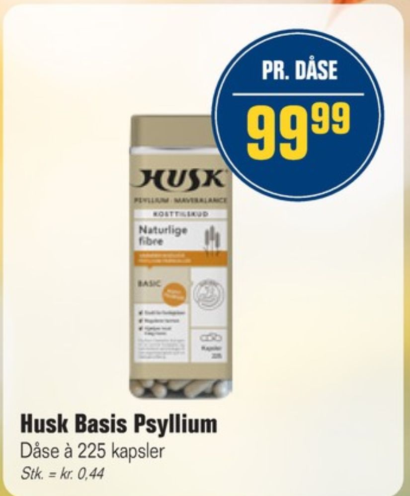 Husk, Kosttilskud