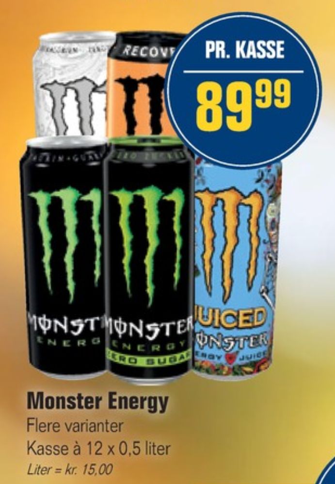 Monster Energy, Energidrik 12 pk.