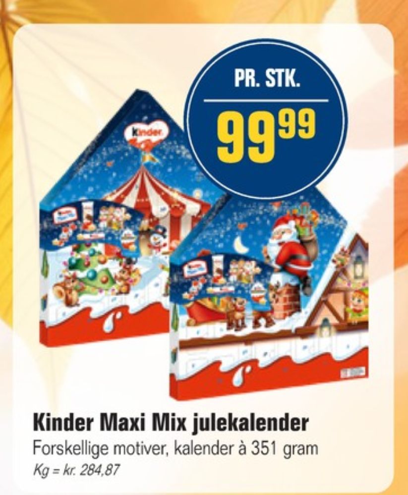 Kinder, Julekalender