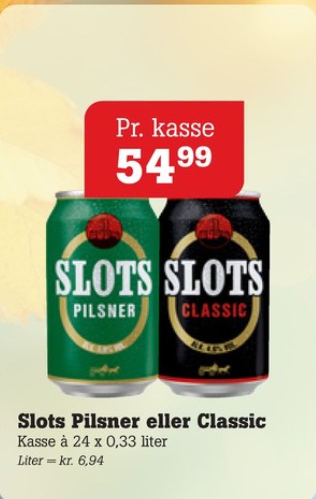 Slots Classic, Øl 24 pk.