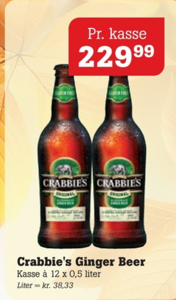 Crabbies Ginger Beer , Specialøl 12 pk.