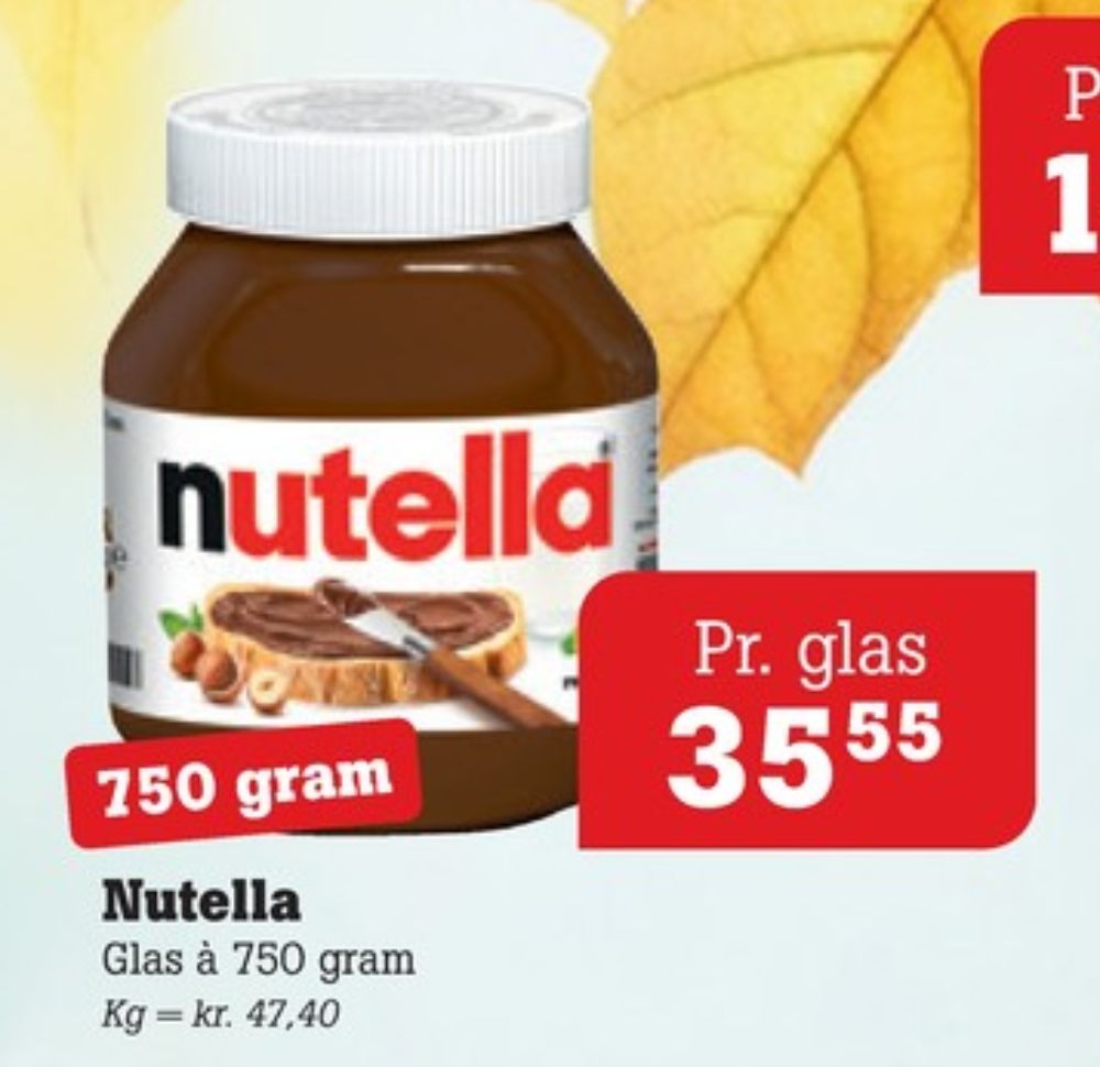 Nutella, Smørepålæg