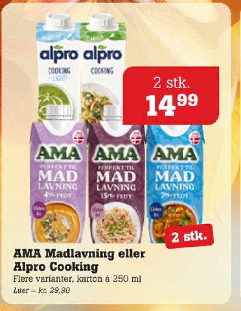 Alpro, Flødealternativ