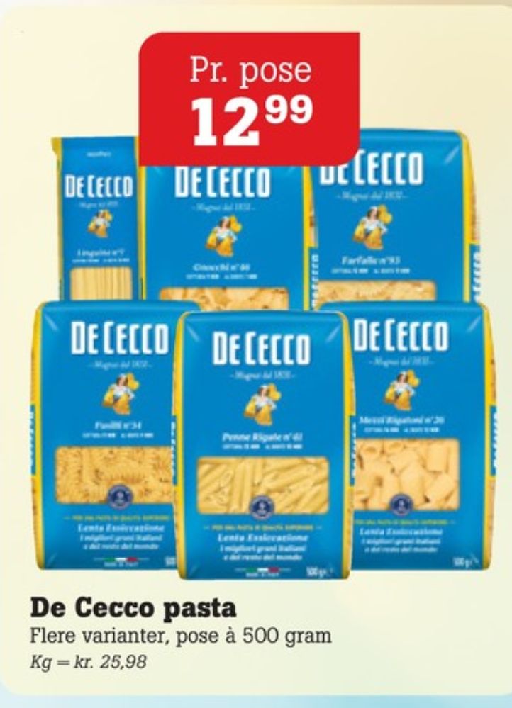 De Cecco, Spaghetti