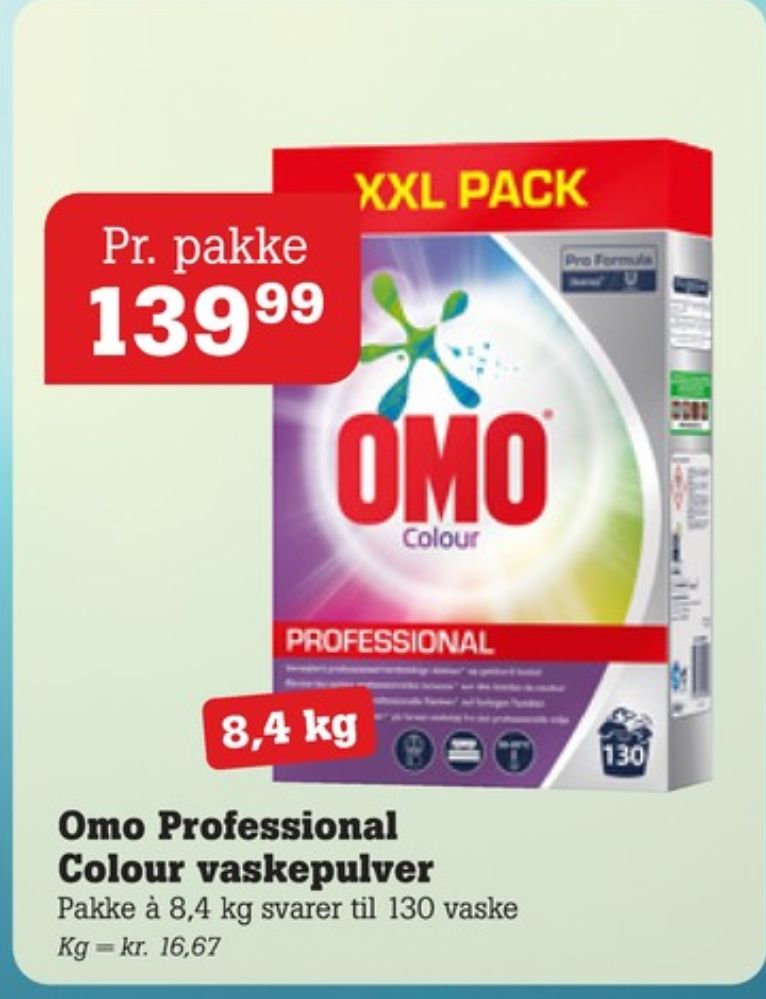 Omo, Vaskepulver