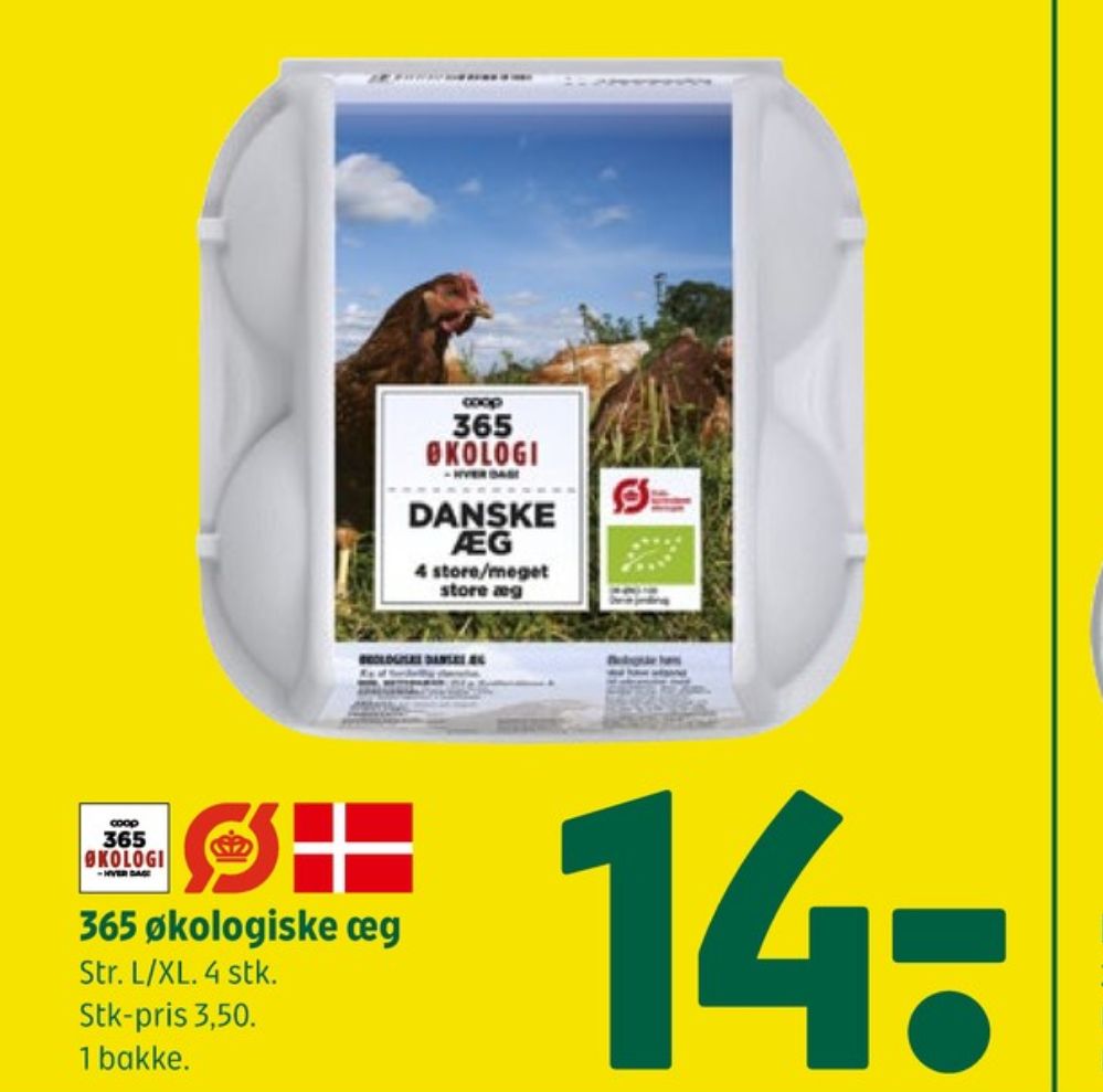 Coop 365, Danske æg L/XL