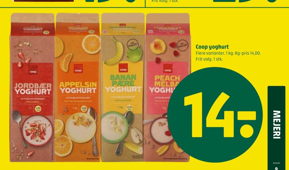 Coop 365 hverdag, Pære & Banan Yoghurt 