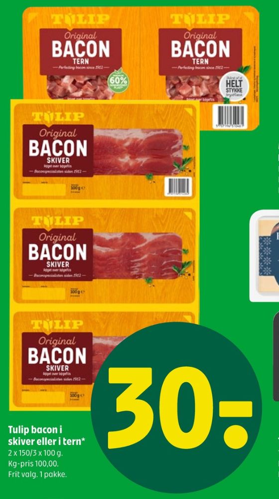 Tulip, Bacontern