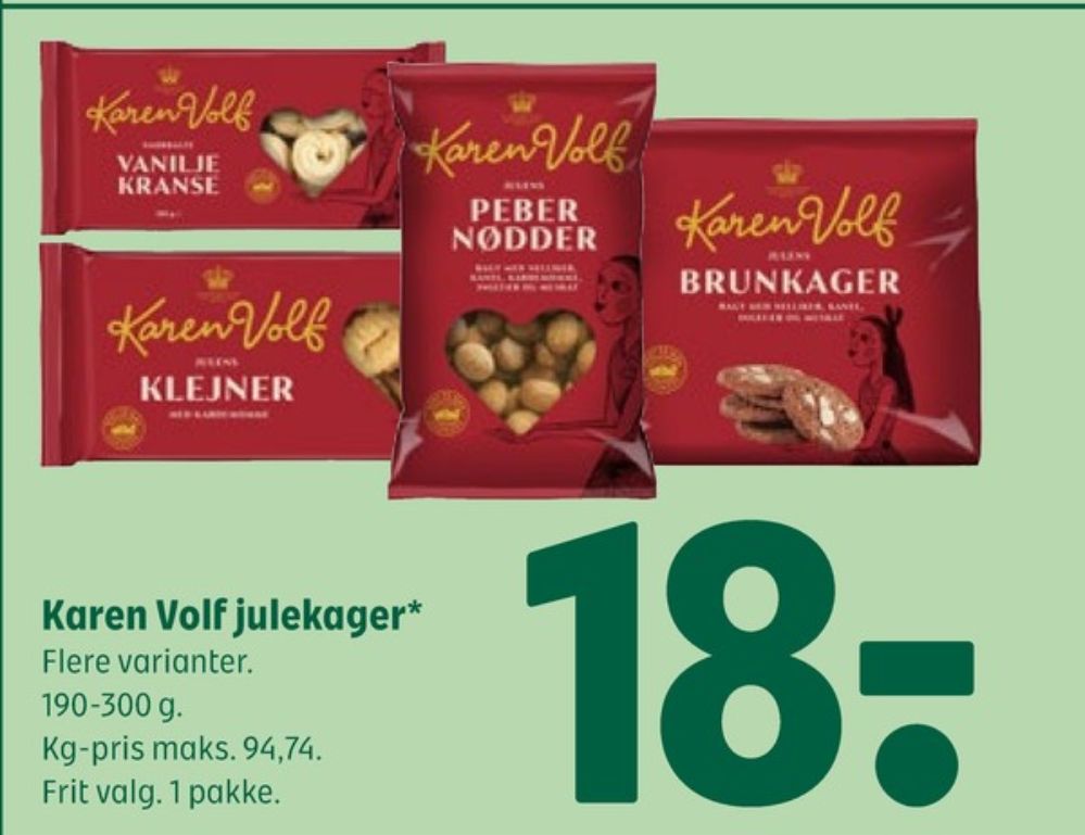 Karen Volf, Pebernødder