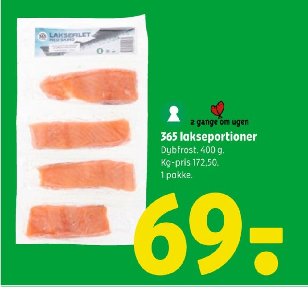 Coop 365, Lakseportioner