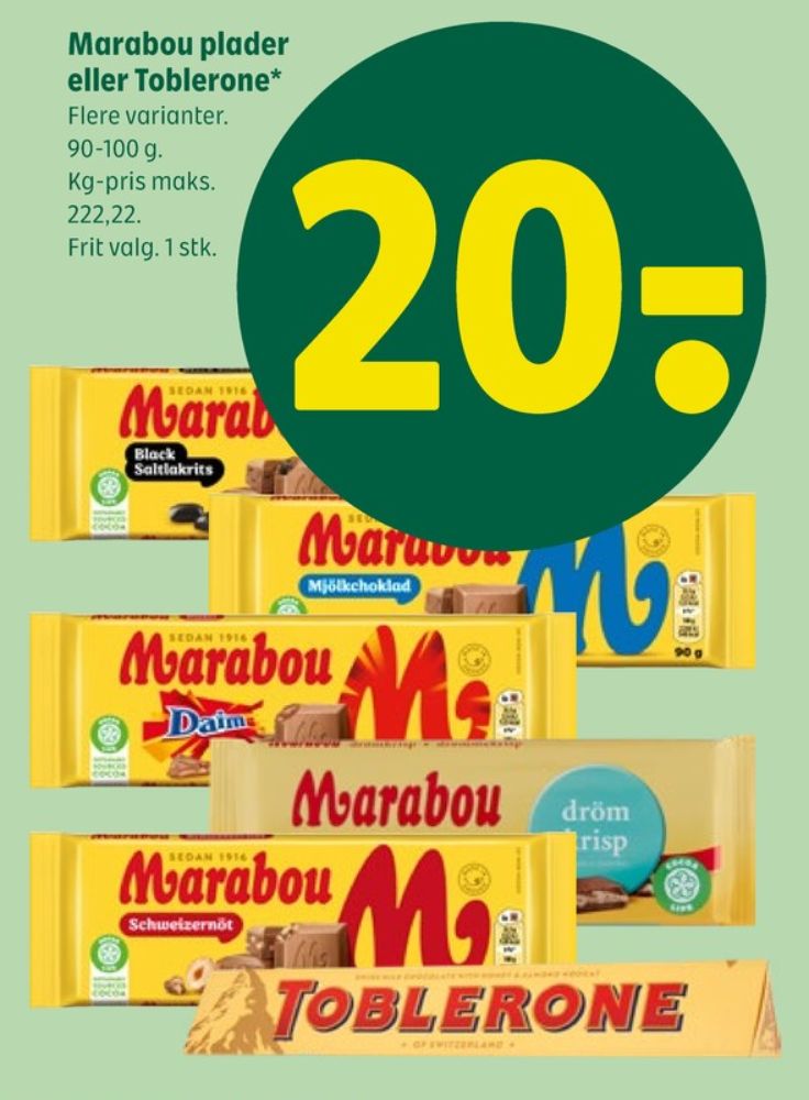 Marabou, Chokoladeplade Schweizernöt
