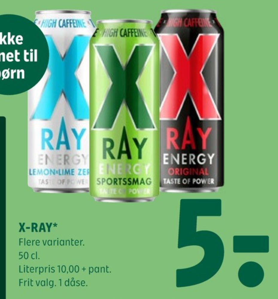 X-Ray Lemon Lime Zero, Energidrik