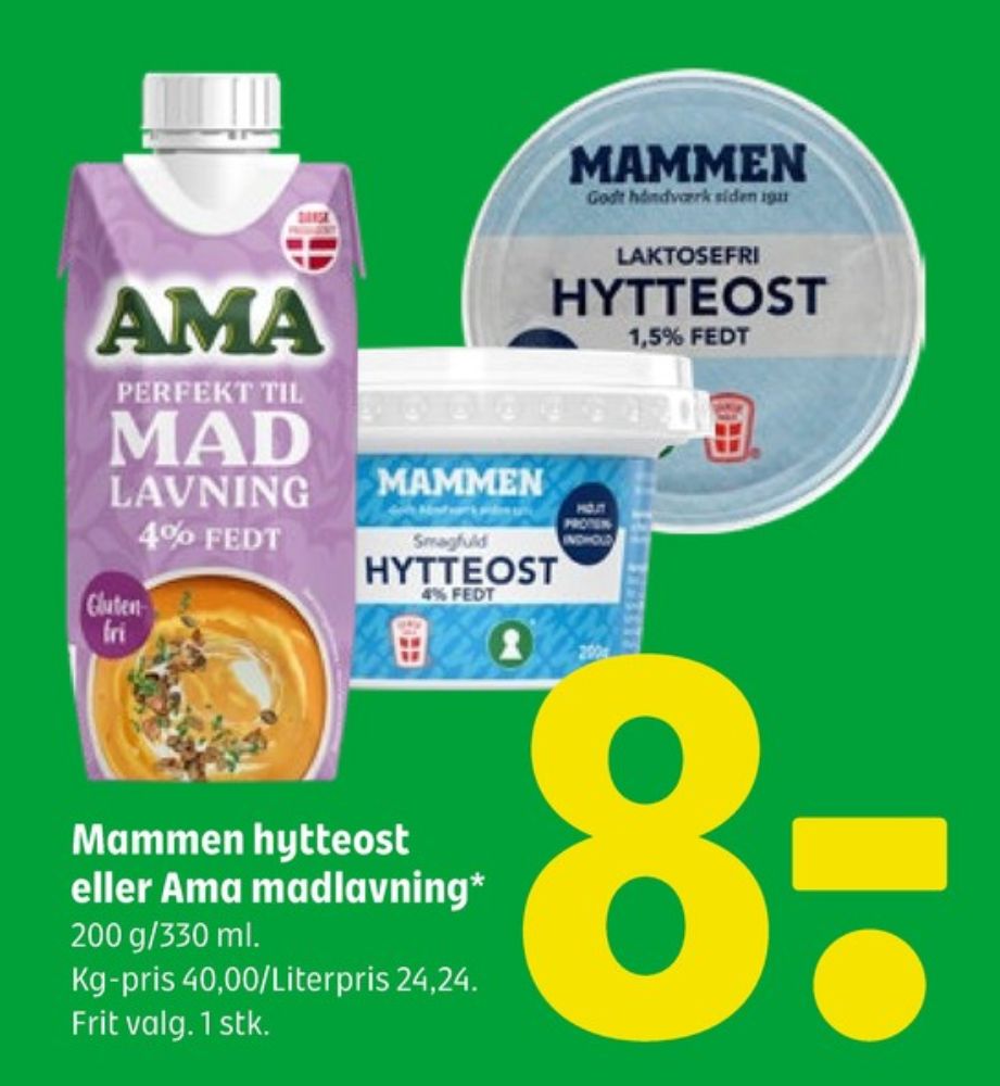 Mammen, Hytteost 4%