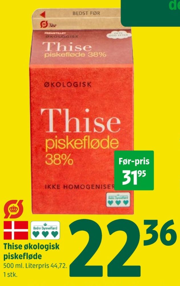 Thise, Piskefløde 38%