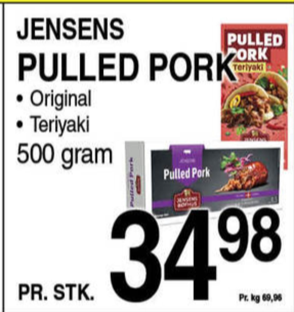 Jensens, Pulled Pork Teriyaki
