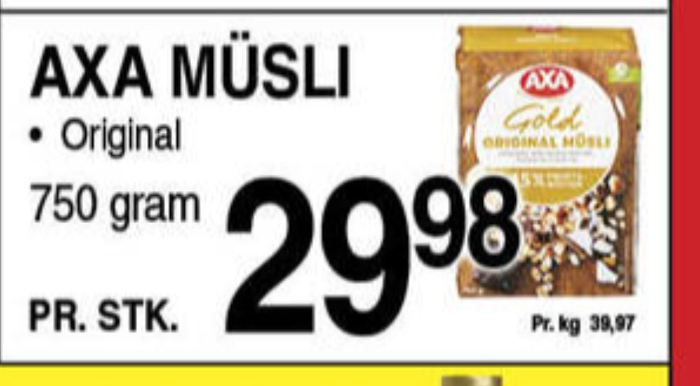 Axa, Gold Original Müsli 