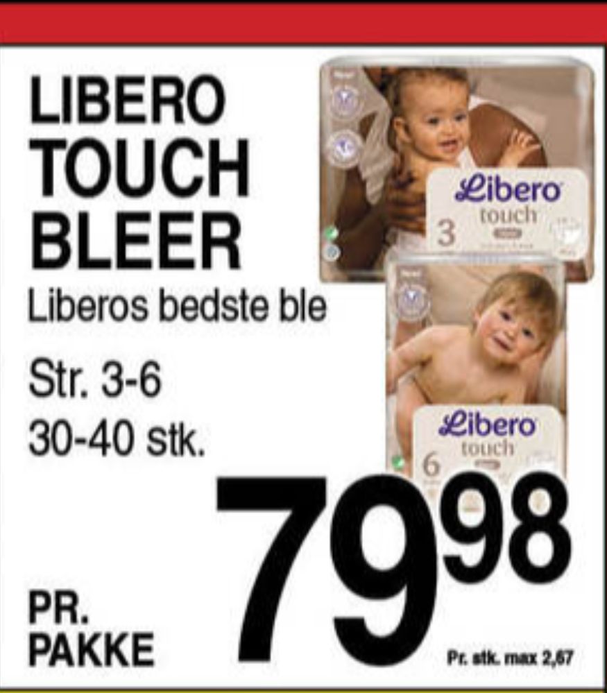 Libero Touch, Bleer str 3 5-9 kg