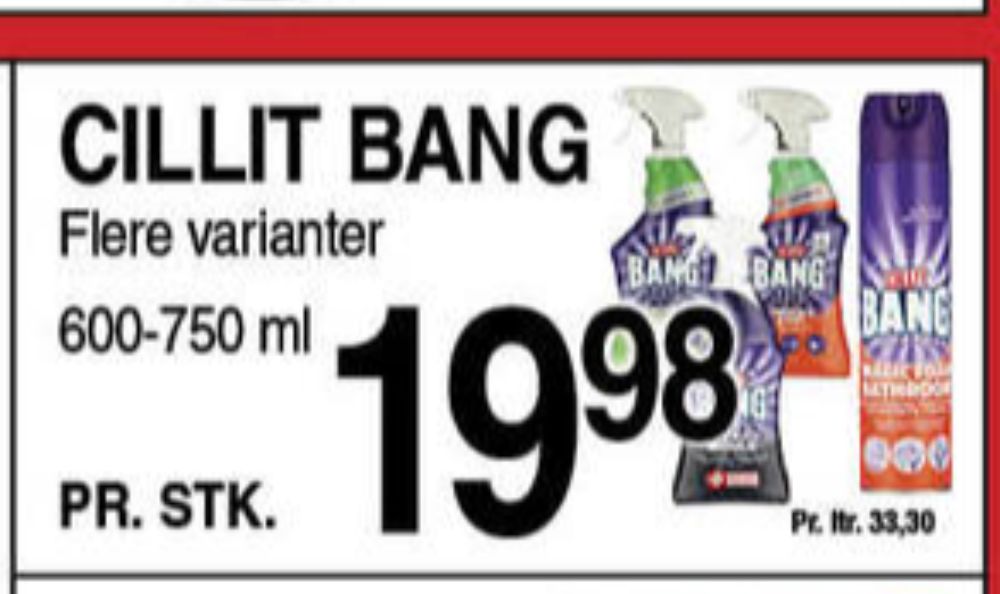 Cillit Bang, Rengøring - universal