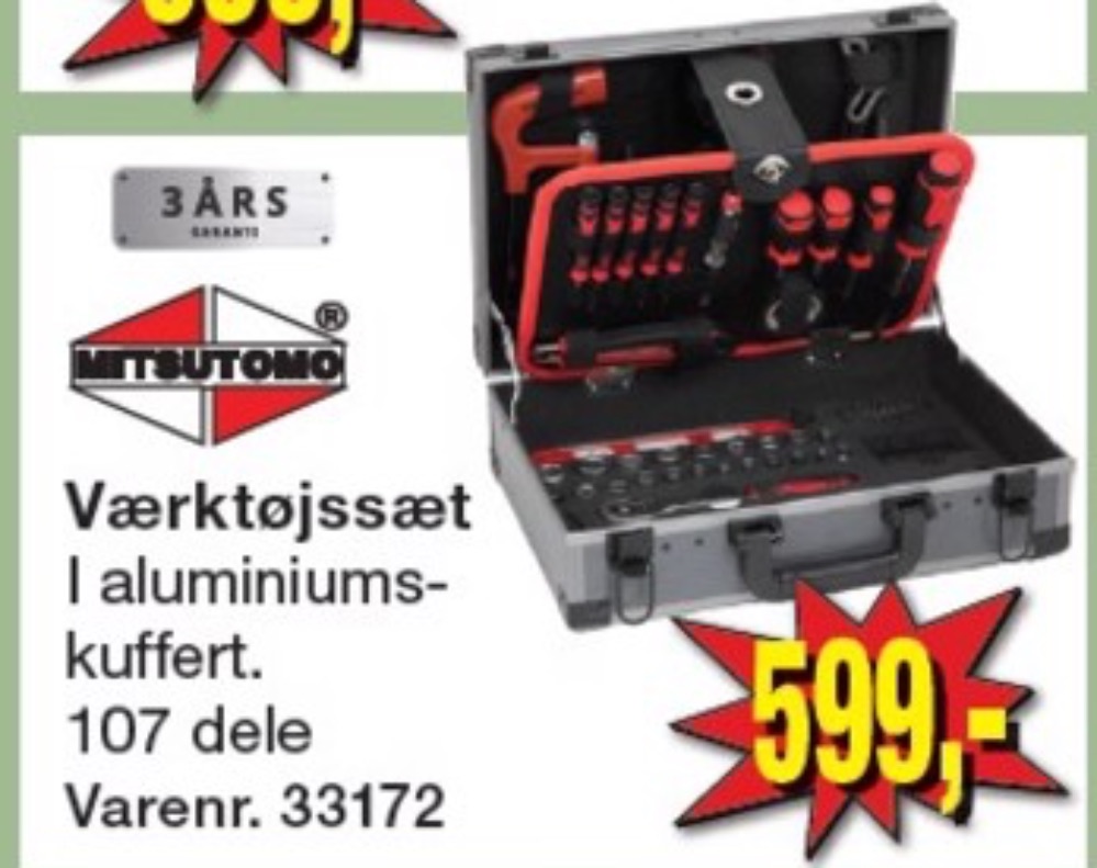 Mitsutomo, Værktøjssæt