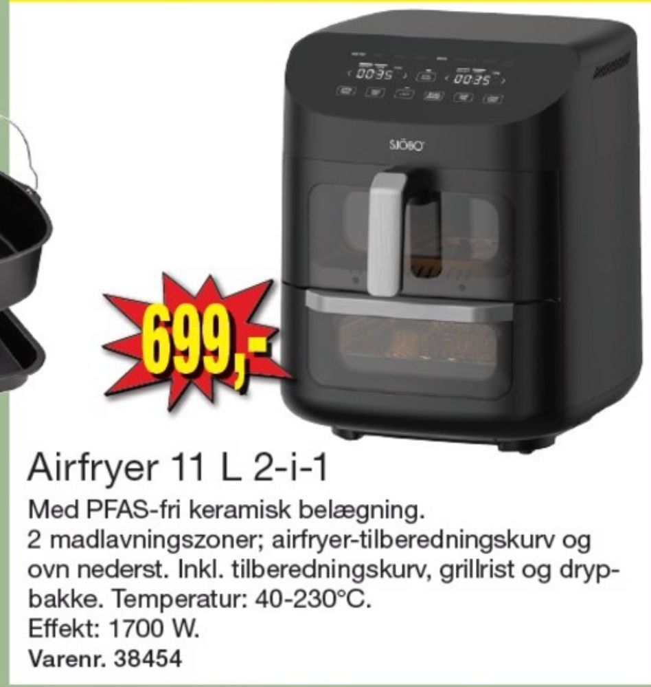 SJÖBO, Airfryer