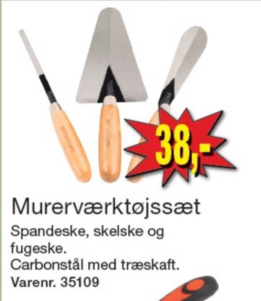 Mitsutomo, Murerværktøjssæt