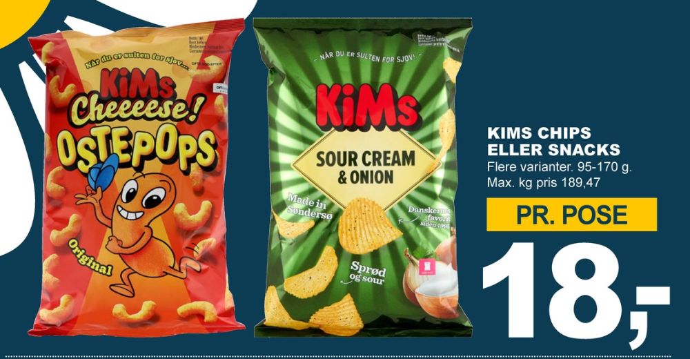 Kims, Sour Cream & Onion Chips